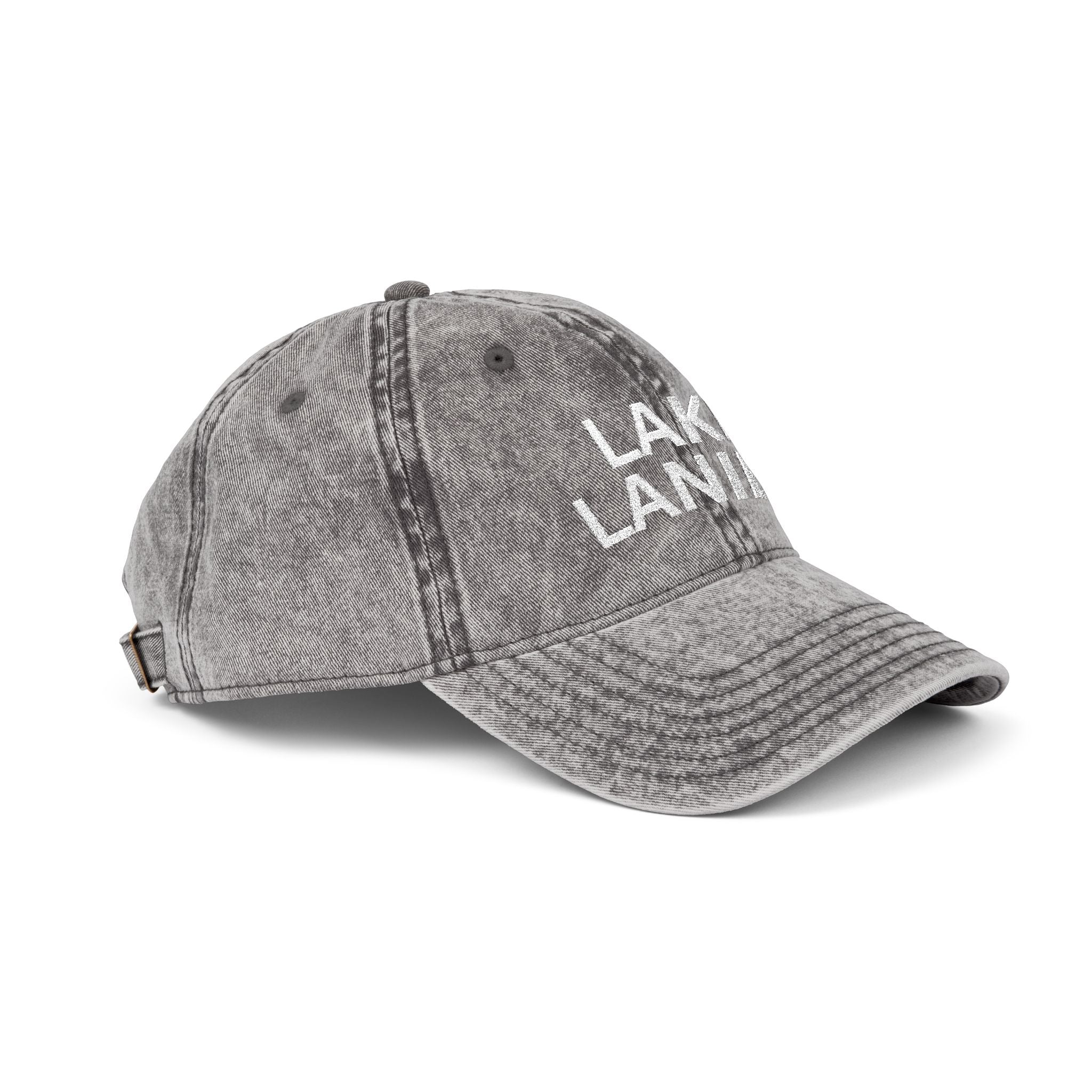 Lake Lanier Vintage Embroidered Cap with 'Love' Design, Retro Style Hat for Casual Outfits, Gift for Him or Her, Summer Accessories, Fashionable Cap