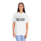McLean Vibes Unisex Garment-Dyed T-Shirt, Casual Wear, Gifts for Locals, Trendy Summer Essential, Comfortable Everyday Tee