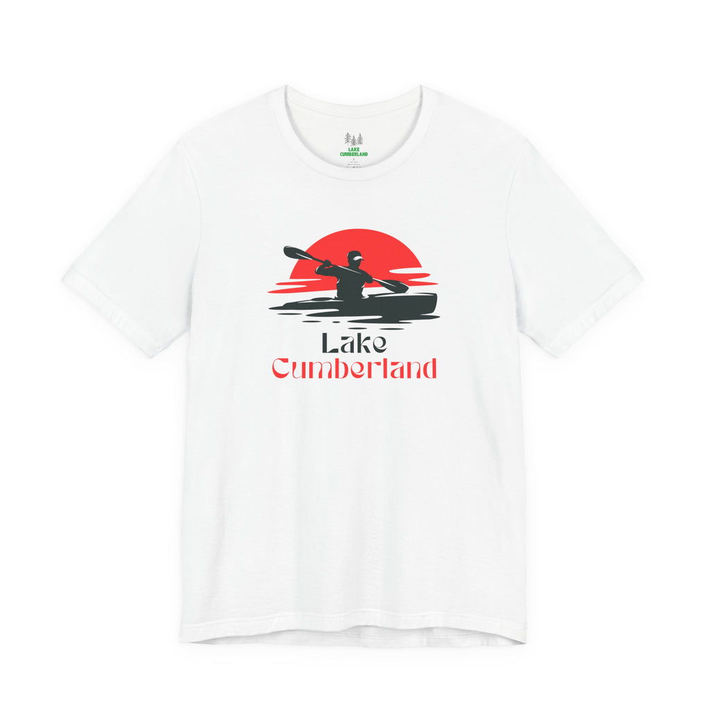 Lake Cumberland Tee - Kayaking Graphic Unisex Jersey Short Sleeve Shirt, Outdoor Adventure Gift, Summer Vibes, Lake Lover Apparel