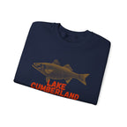 Lake Cumberland Fishing Sweatshirt, Unisex Crewneck, Casual Wear, Gift for Fishermen, Outdoor Apparel, Lake House Cozy