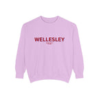 Wellesley Unisex Garment-Dyed Sweatshirt | Cozy Fashion, Perfect for Casual Outings, Gifts, Fall & Winter Style, Everyday Comfort