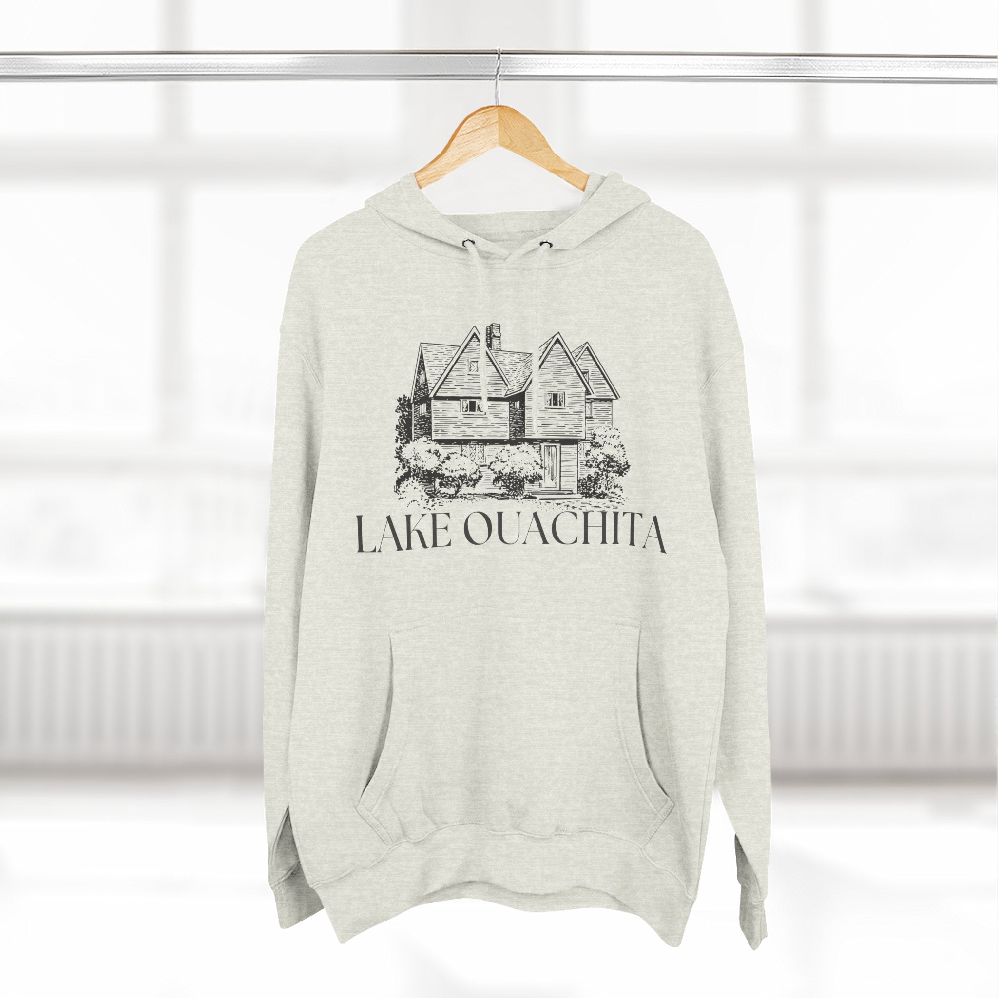 Lake Ouachita Hoodie, Great for Beach Trips, Lake Days, Gift for Summer Lovers, Casual Wear, Travel Essential