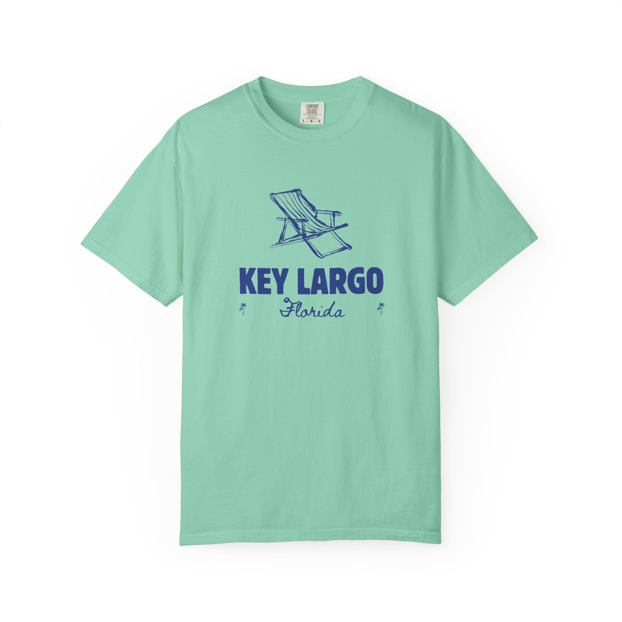 Key Largo - Unisex Garment-Dyed T-shirt, Casual Outfit, Gift for Nature Lovers, Vacation Essentials