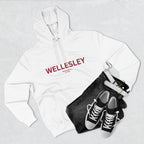Wellesley Fleece Hoodie, Casual Sweatshirt, Cozy Layering Piece, Perfect Gift for All Occasions, Stylish Streetwear