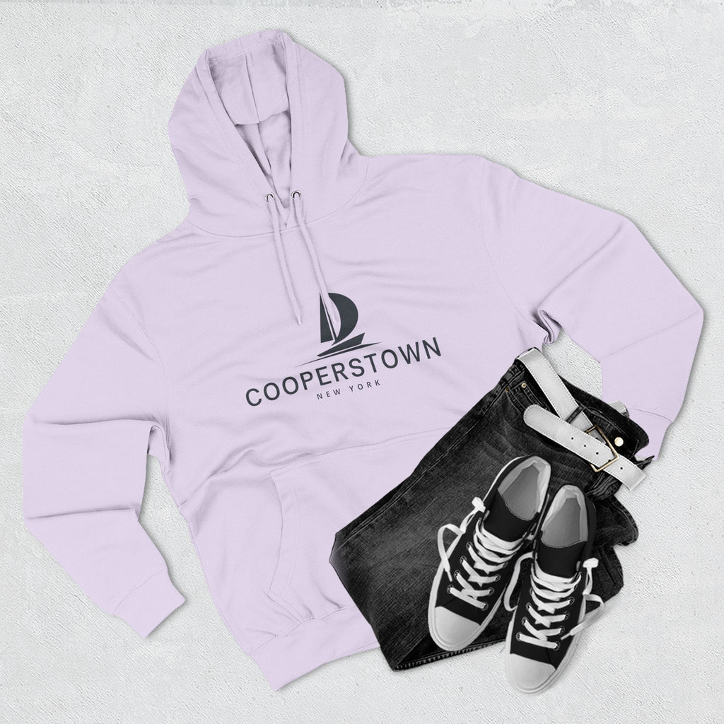 Cooperstown Inspired Fleece Hoodie, Casual Wear, Relaxation, Gift for Autumn Lovers, Travel Essential