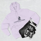 Cooperstown Inspired Fleece Hoodie, Casual Wear, Relaxation, Gift for Autumn Lovers, Travel Essential