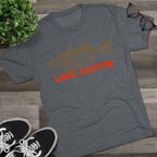 Lake Gaston Fishing Tee, Unisex Crew Neck Shirt, Summer Lake Apparel, Gift for Fishermen, Outdoor Adventure T-Shirt, Lake House Style