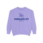 Everglades City Vibes Unisex Sweatshirt | Garment-Dyed Comfort, Perfect for Casual Outings, Travel, Gifts, Autumn Days
