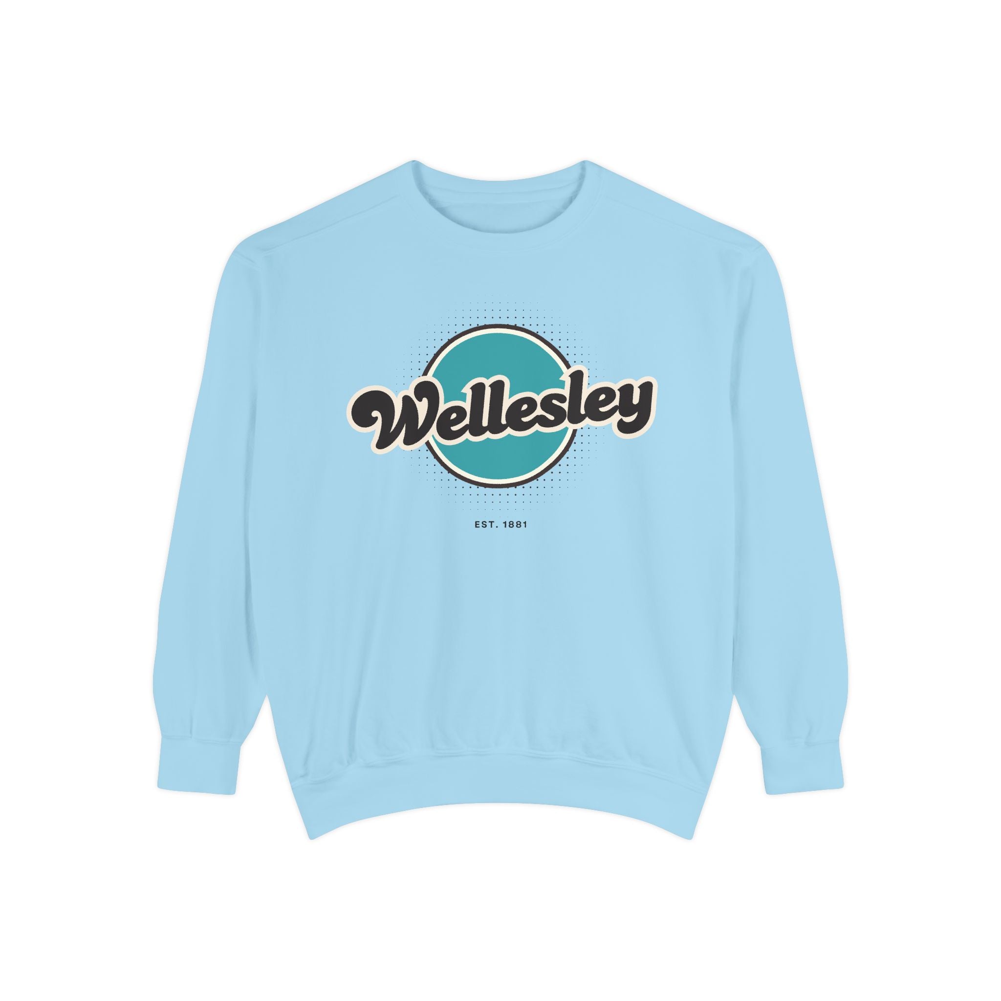 Wellesley Vintage Sweatshirt, Cozy Unisex Pullover, Retro Style, Perfect for Casual Outfits, Gift for Him or Her