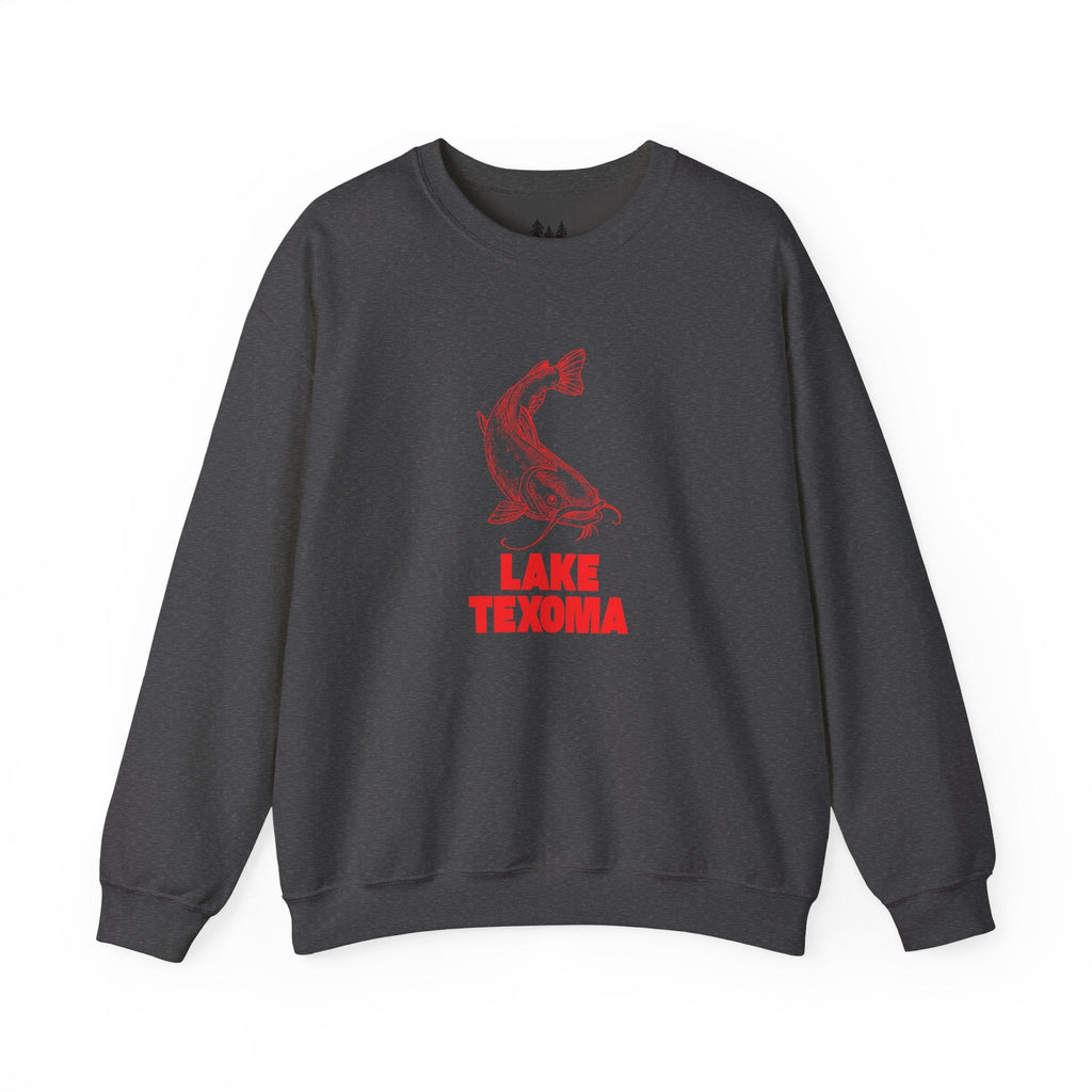 Lake Texoma Fishing Sweatshirt, Cozy Crewneck, Perfect for Outdoorsy Lovers, Casual Wear, Gift for Nature Enthusiasts, Lake Life Apparel