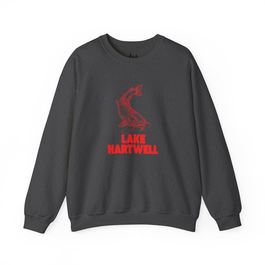 Lake Hartwell Fishing Sweatshirt, Cozy Crewneck, Perfect for Outdoorsy Lovers, Casual Wear, Gift for Nature Enthusiasts, Lake Life Apparel