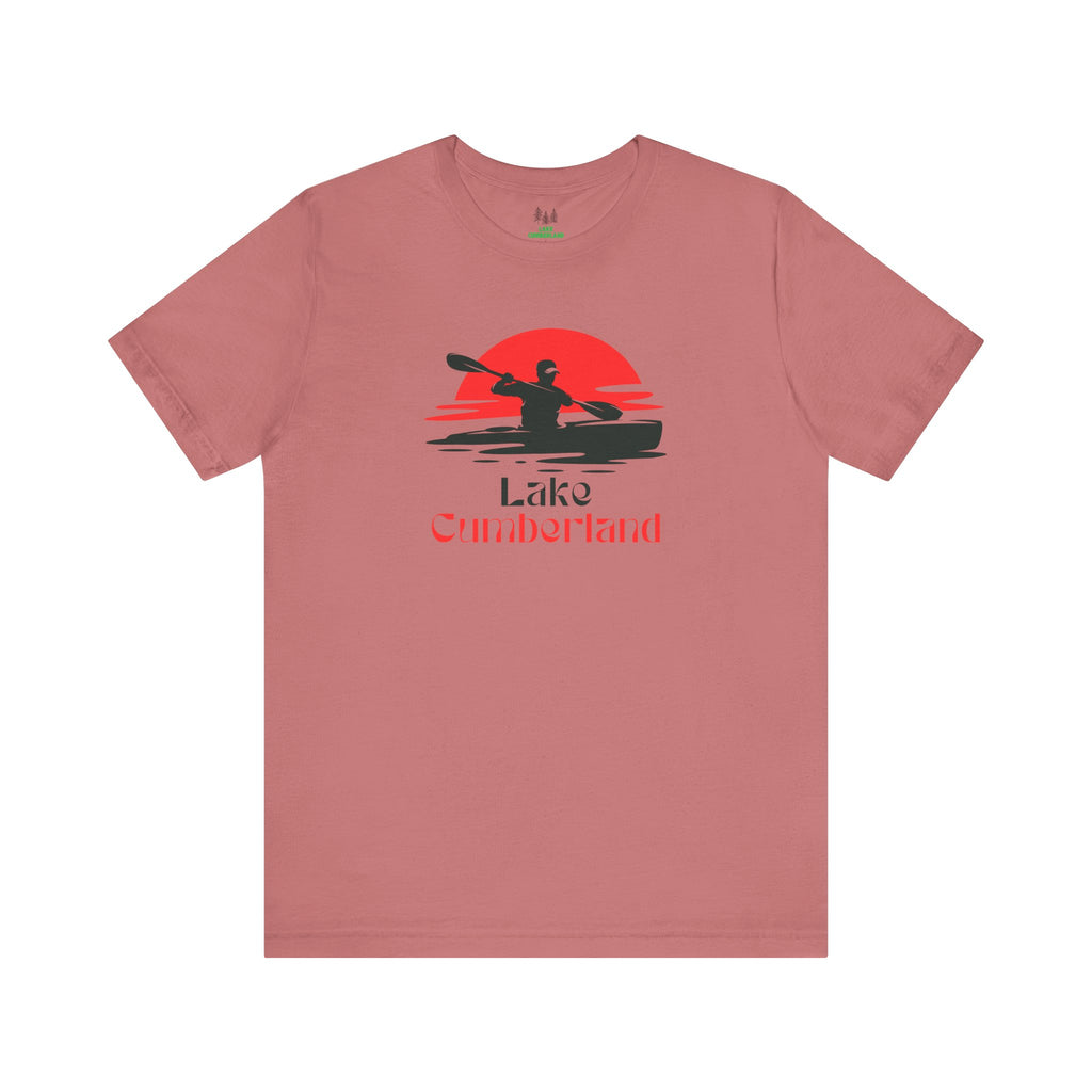 Lake Cumberland Tee - Kayaking Graphic Unisex Jersey Short Sleeve Shirt, Outdoor Adventure Gift, Summer Vibes, Lake Lover Apparel