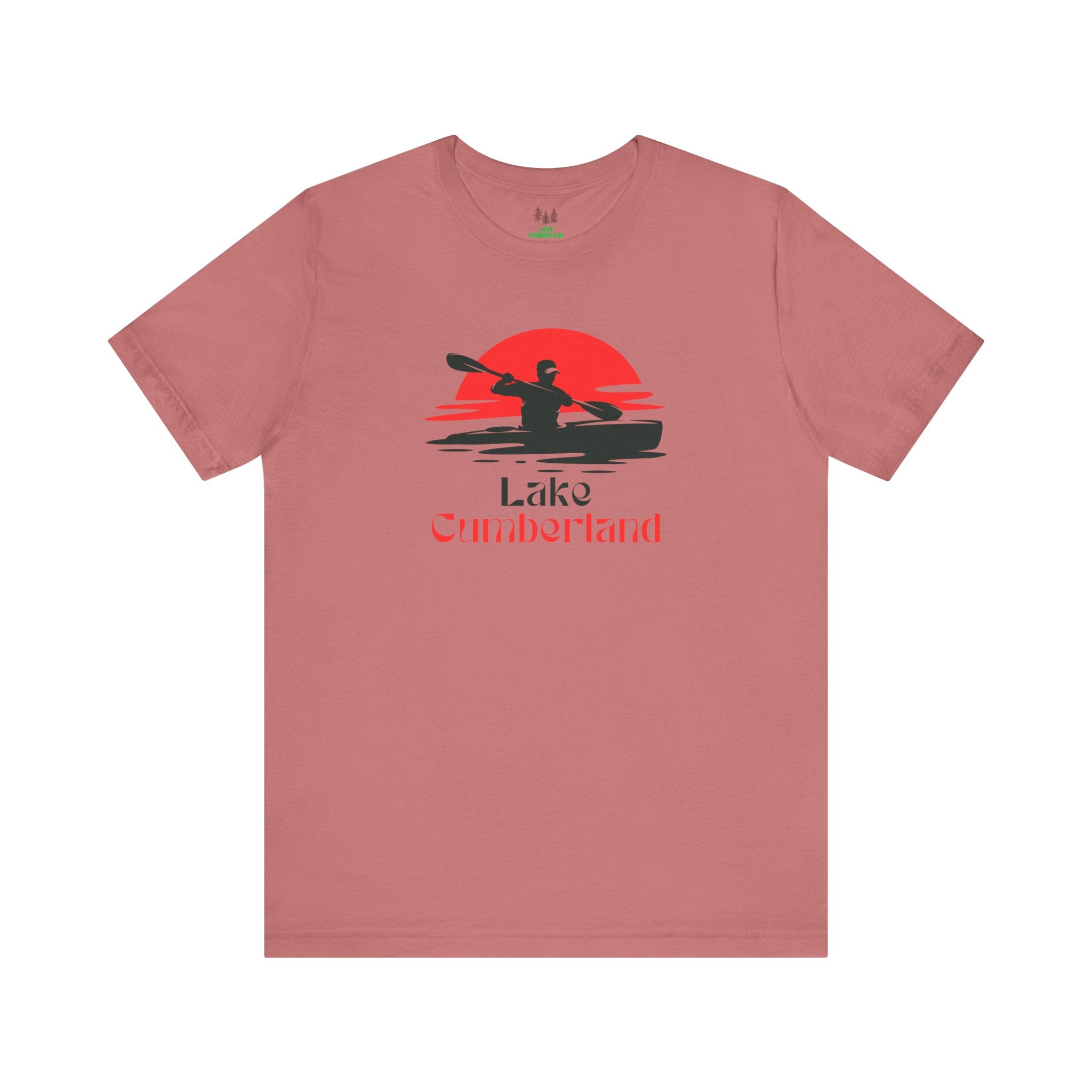 Lake Cumberland Tee - Kayaking Graphic Unisex Jersey Short Sleeve Shirt, Outdoor Adventure Gift, Summer Vibes, Lake Lover Apparel
