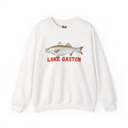 Lake Gaston Fishing Sweatshirt, Unisex Crewneck, Casual Wear, Gift for Fishermen, Outdoor Apparel, Lake House Cozy