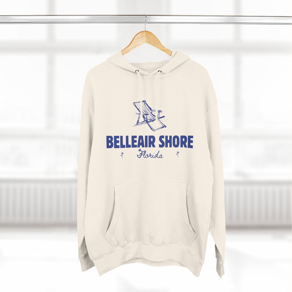 Belleair Shore Inspired Fleece Hoodie, Casual Wear, Relaxation, Gift for Autumn Lovers, Travel Essential