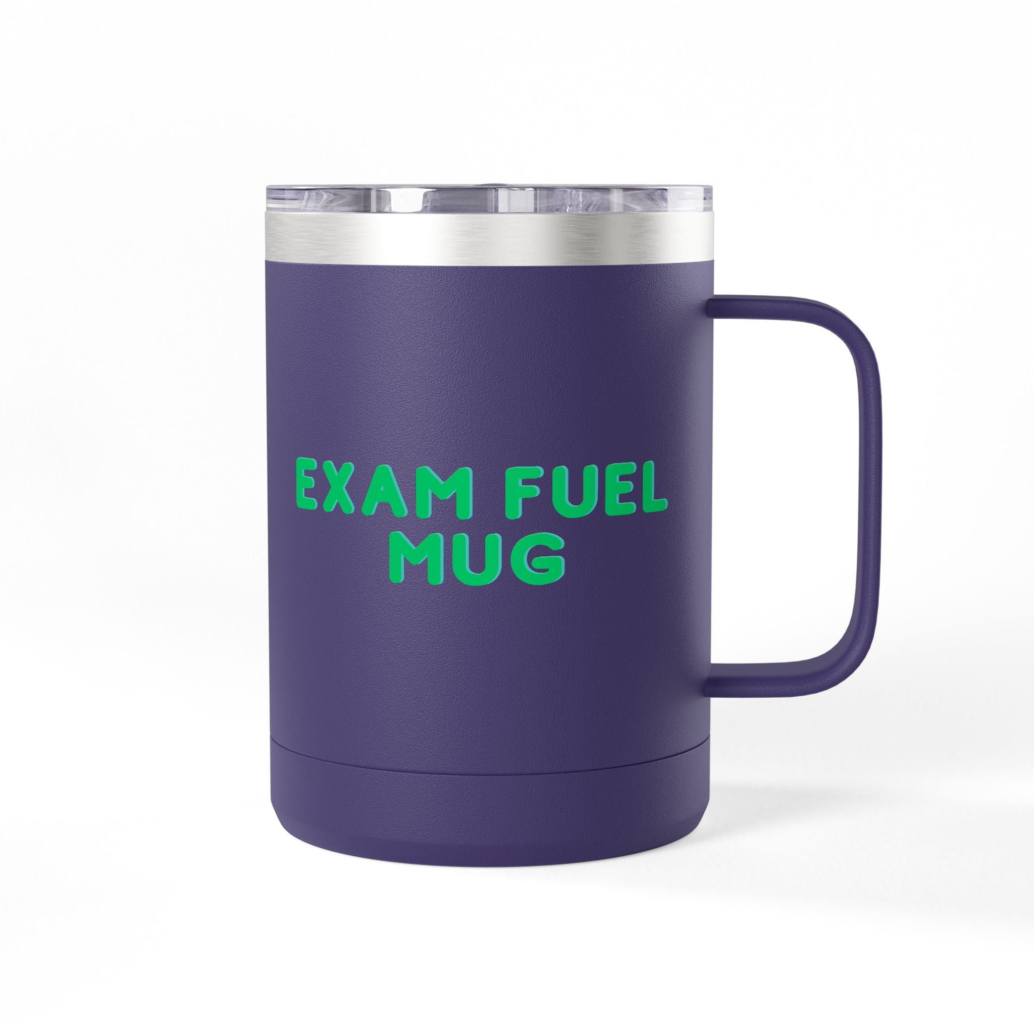Exam Fuel Mug Tumbler | Perfect for Students, Study Sessions, Motivational Drinkware, Eco-Friendly Cup