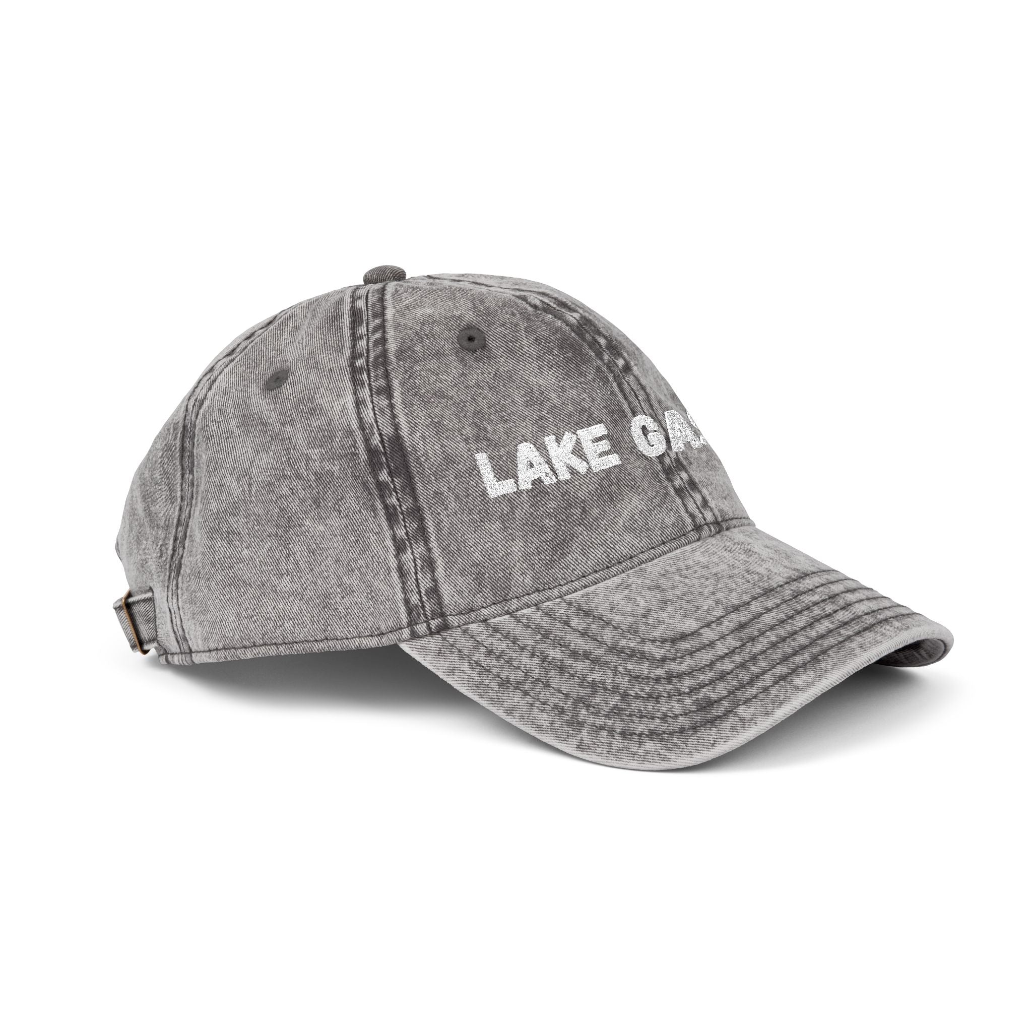 Lake Gaston Embroidered Hat, Vintage Cap, Casual Summer Accessory, Gift for Outdoor Lovers, Lake Trip Gear