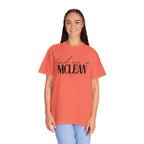 McLean Vibes Unisex Garment-Dyed T-Shirt, Casual Wear, Gifts for Locals, Trendy Summer Essential, Comfortable Everyday Tee