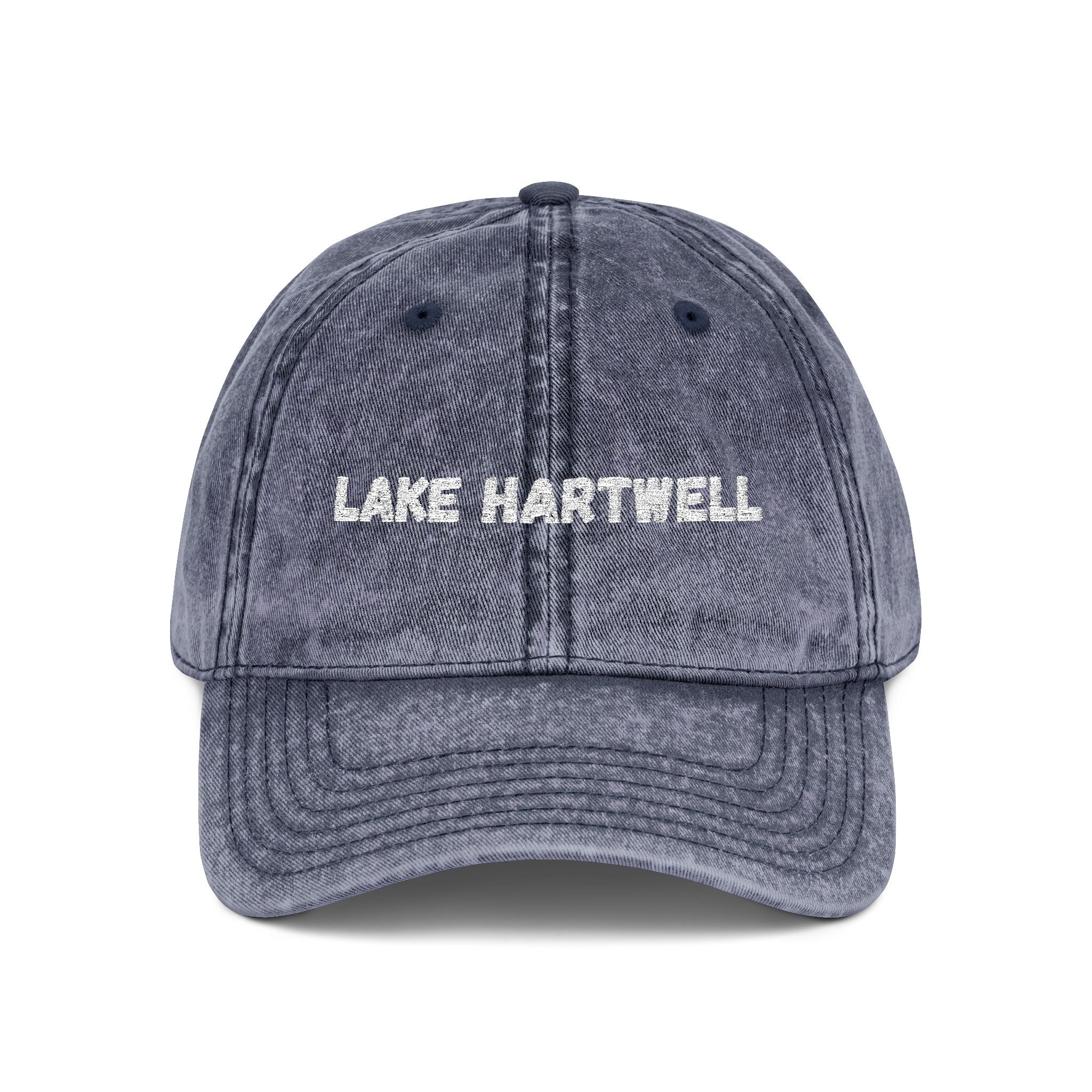 Lake Hartwell Embroidered Hat, Vintage Cap, Casual Summer Accessory, Gift for Outdoor Lovers, Lake Trip Gear