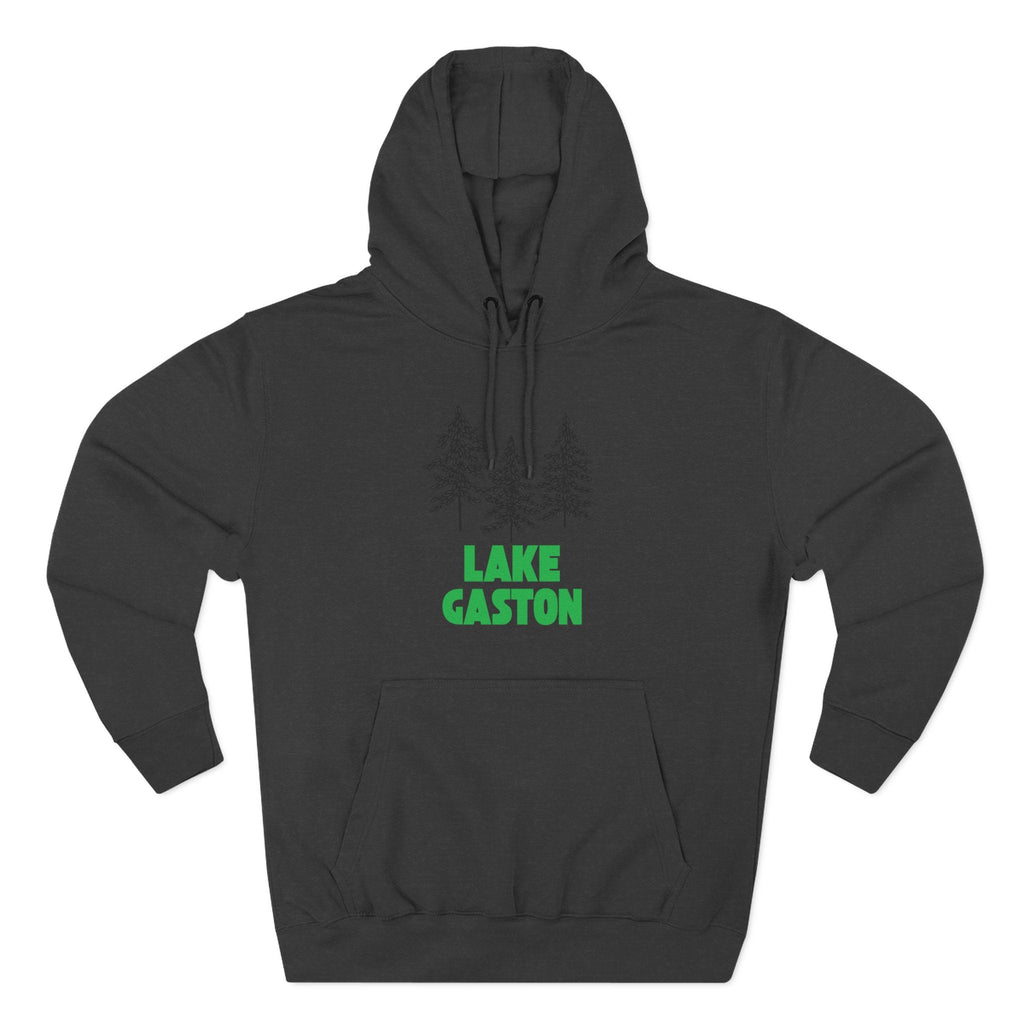 Lake Gaston Fleece Hoodie, Cozy Sweatshirt, Outdoor Adventure Wear, Unique Gift for Lake Lovers, Perfect for Fall and Winter