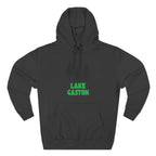 Lake Gaston Fleece Hoodie, Cozy Sweatshirt, Outdoor Adventure Wear, Unique Gift for Lake Lovers, Perfect for Fall and Winter