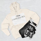 Cooperstown Stylish Three-Panel Fleece Hoodie for Cozy Days, Casual Wear, Warm Layering, Gift for Him or Her