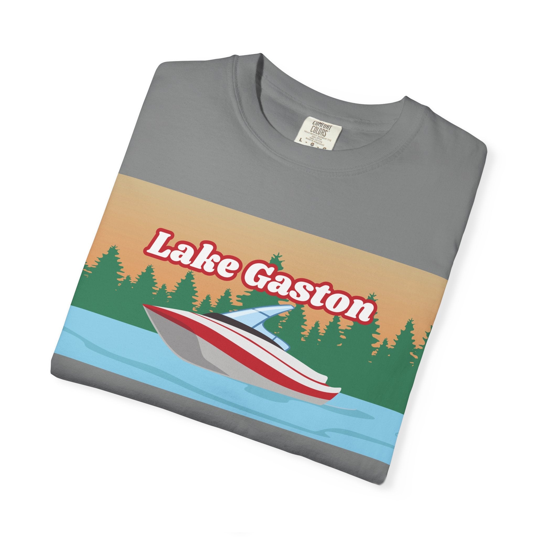 Lake Gaston Relaxed Unisex T-Shirt, Summer Vibes Tee, Outdoor Adventure Shirt, Lake Life Apparel, Gift for Nature Lovers, Vacation Wear
