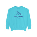 Key Largo Vibes Unisex Sweatshirt | Garment-Dyed Comfort, Perfect for Casual Outings, Travel, Gifts, Autumn Days