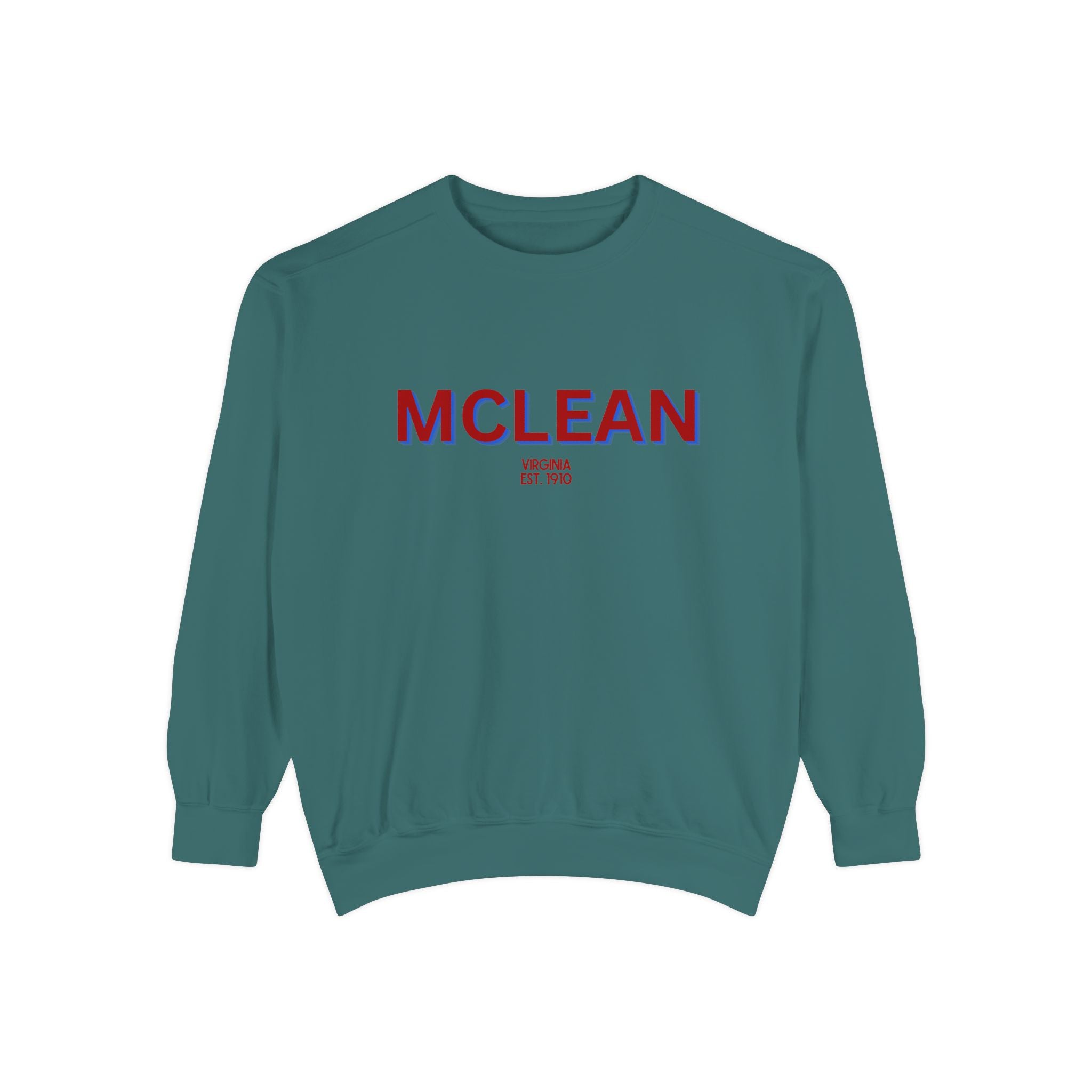 McLean Unisex Garment-Dyed Sweatshirt | Cozy Fashion, Perfect for Casual Outings, Gifts, Fall & Winter Style, Everyday Comfort