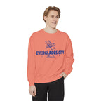 Everglades City Vibes Unisex Sweatshirt | Garment-Dyed Comfort, Perfect for Casual Outings, Travel, Gifts, Autumn Days
