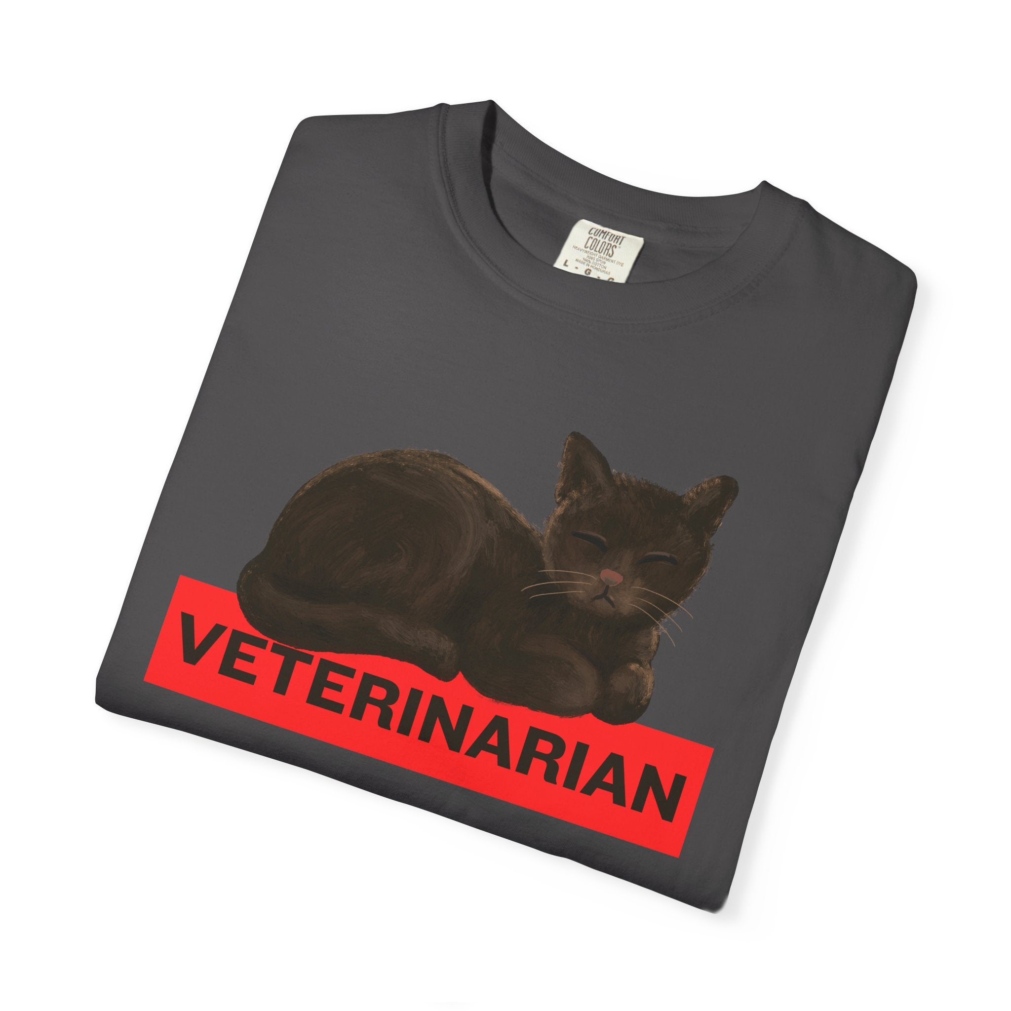 Veterinarian Cat T-Shirt, Funny Animal Lover Tee, Pet Owner Gift, Cute Vet Shirt, Unique Veterinary Apparel, Animal Rescue Shirt