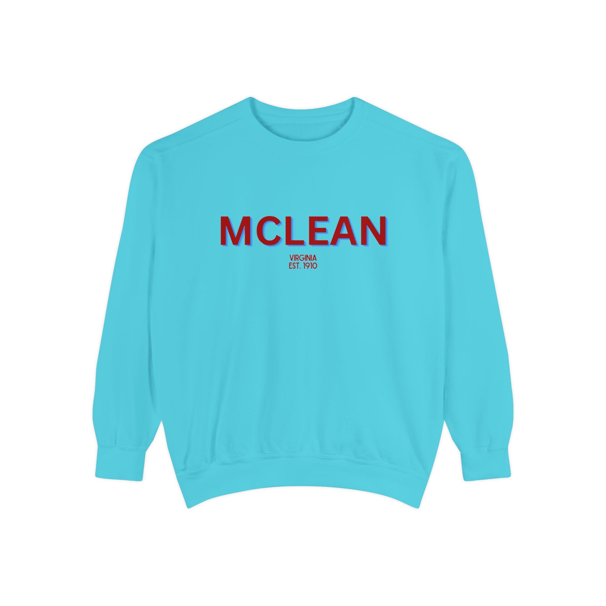 McLean Unisex Garment-Dyed Sweatshirt | Cozy Fashion, Perfect for Casual Outings, Gifts, Fall & Winter Style, Everyday Comfort