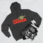 Lake Lanier Fleece Hoodie, Cozy Fishing Sweatshirt, Outdoor Adventure Wear, Unique Gift for Lake Lovers, Perfect for Fall and Winter