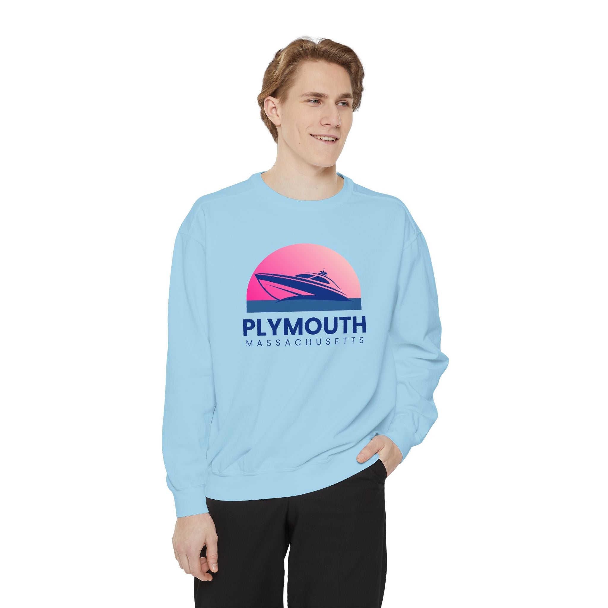 Plymouth Unisex Sweatshirt, Cozy, Perfect Autumn Gift, Relaxed Style for All