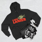 Lake Lanier Fleece Hoodie, Cozy Fishing Sweatshirt, Outdoor Adventure Wear, Unique Gift for Lake Lovers, Perfect for Fall and Winter