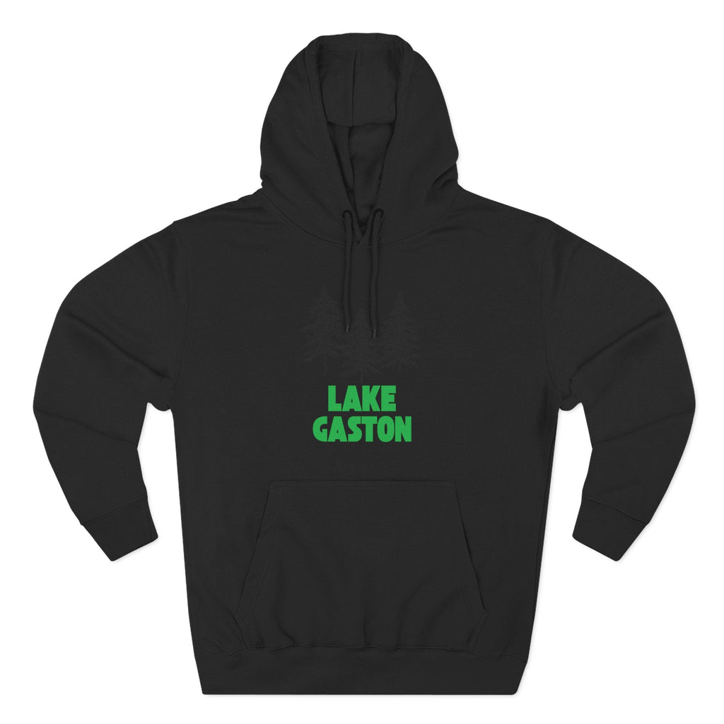 Lake Gaston Fleece Hoodie, Cozy Sweatshirt, Outdoor Adventure Wear, Unique Gift for Lake Lovers, Perfect for Fall and Winter