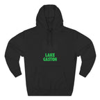 Lake Gaston Fleece Hoodie, Cozy Sweatshirt, Outdoor Adventure Wear, Unique Gift for Lake Lovers, Perfect for Fall and Winter