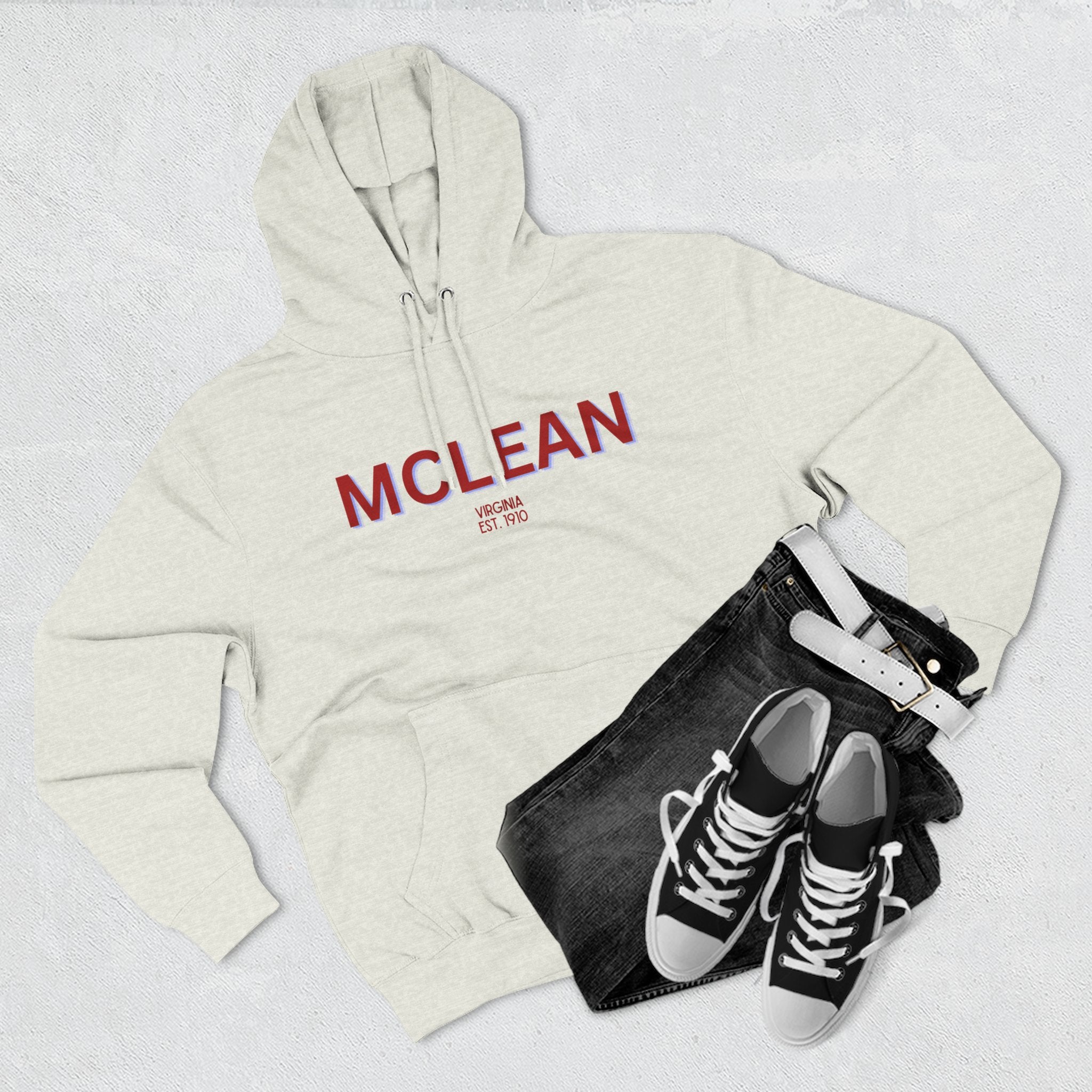 McLean Fleece Hoodie, Casual Sweatshirt, Cozy Layering Piece, Perfect Gift for All Occasions, Stylish Streetwear