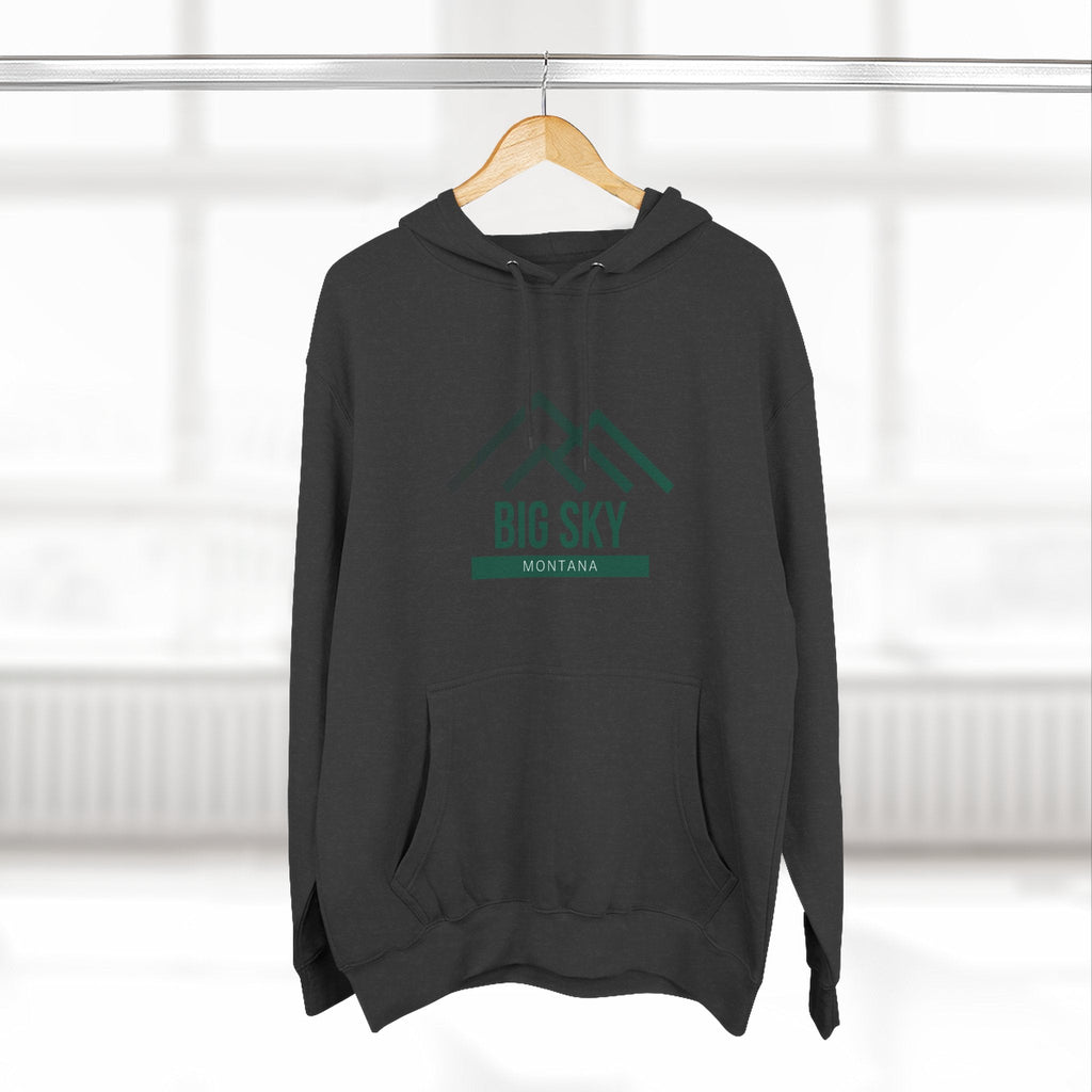 Big Sky Vibes Hoodie with Design, Perfect for Autumn Lovers, Comfortable and Stylish, Great Gift for Vacations