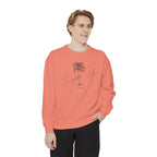 Everglades City Chill Vibes Sweatshirt - Unisex Garment-Dyed Style, Perfect for Lounging