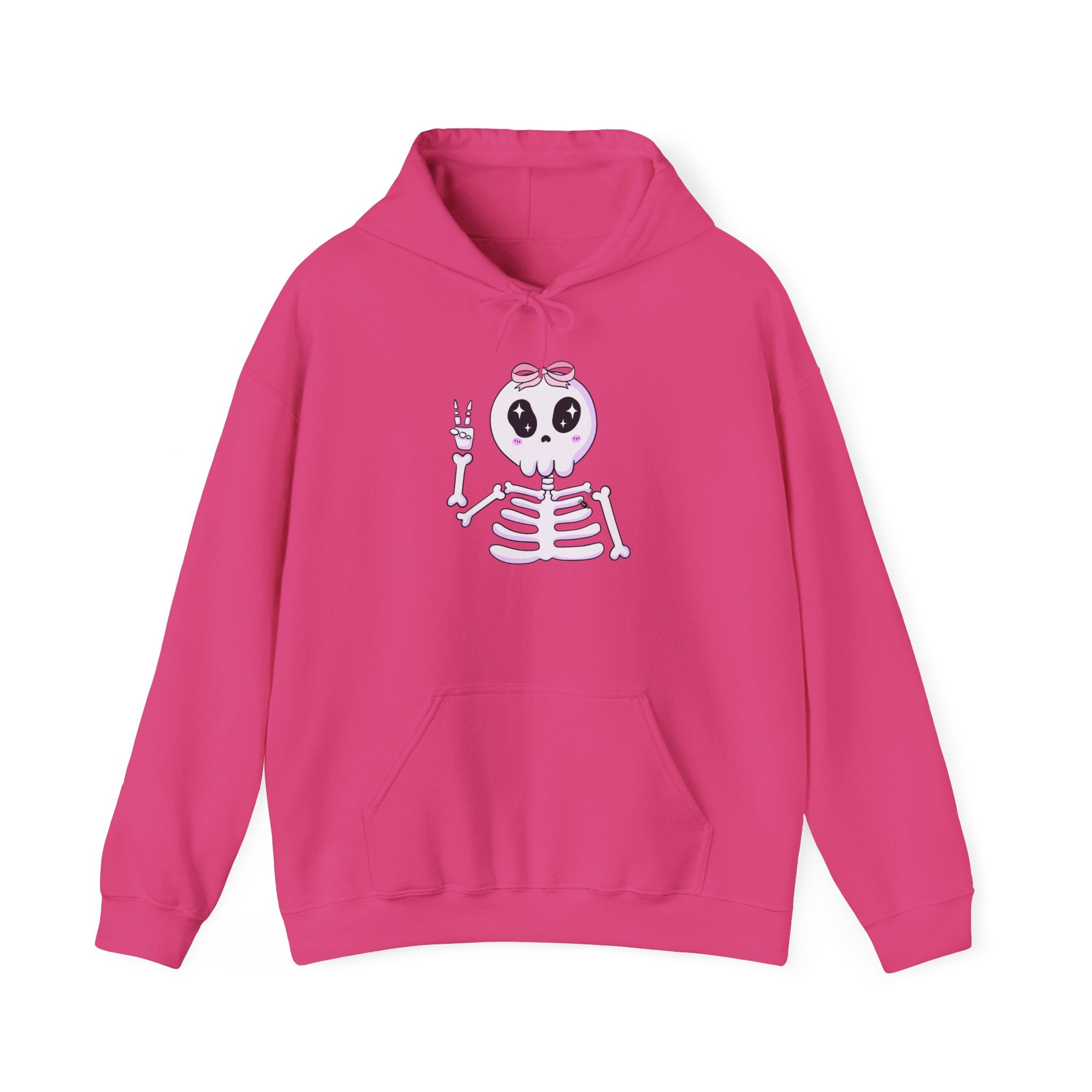 Cute Skeleton Graphic Hoodie for Halloween, Cozy Sweatshirt for Fall, Fun Gift for Halloween Lovers, Edgy Autumn Apparel, Unisex
