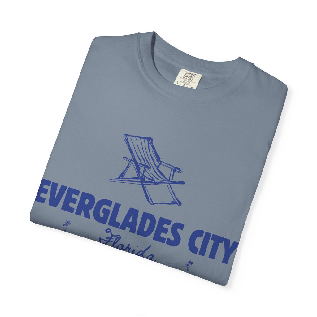 Everglades City - Unisex Garment-Dyed T-shirt, Casual Outfit, Gift for Nature Lovers, Vacation Essentials