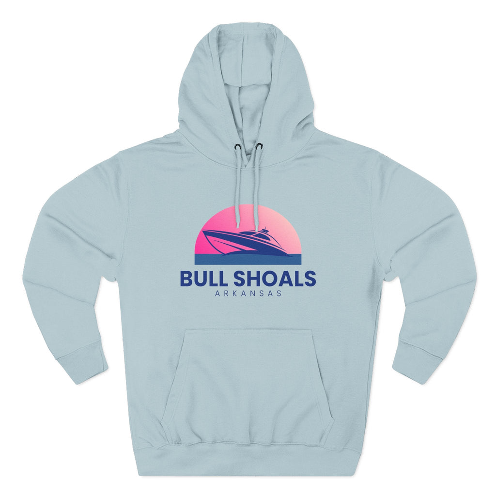 Bull Shoals Vibes Hoodie with Design, Perfect for Autumn Lovers, Comfortable and Stylish, Great Gift for Vacations