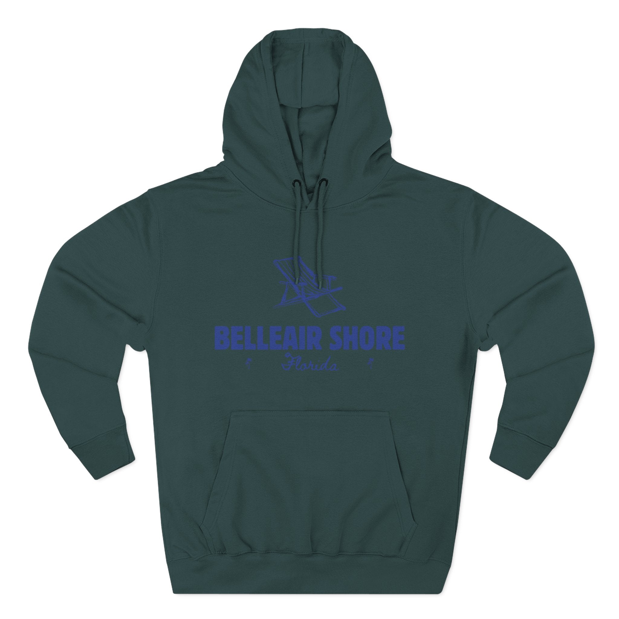 Belleair Shore Inspired Fleece Hoodie, Casual Wear, Relaxation, Gift for Autumn Lovers, Travel Essential