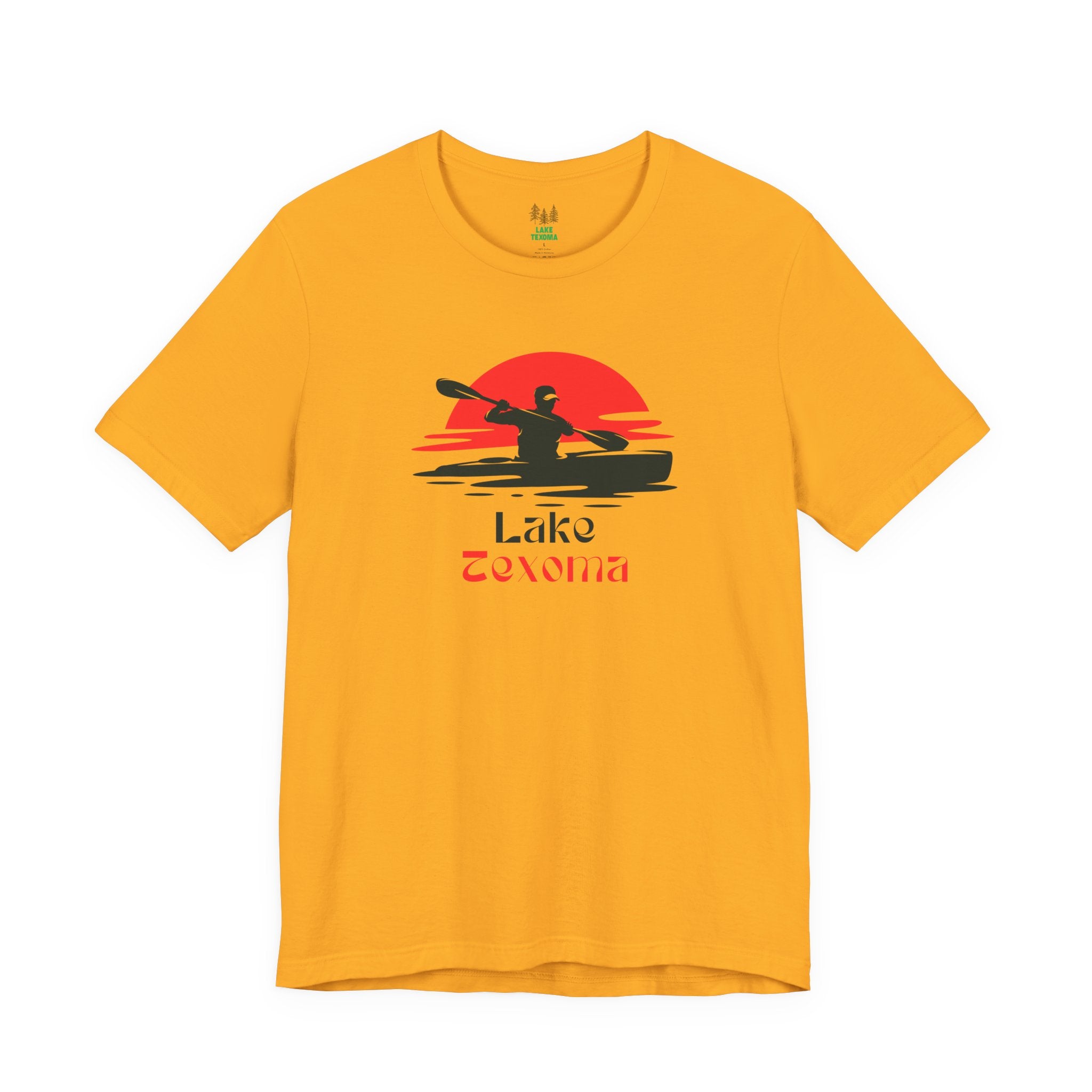 Lake Texoma Tee - Kayaking Graphic Unisex Jersey Short Sleeve Shirt, Outdoor Adventure Gift, Summer Vibes, Lake Lover Apparel