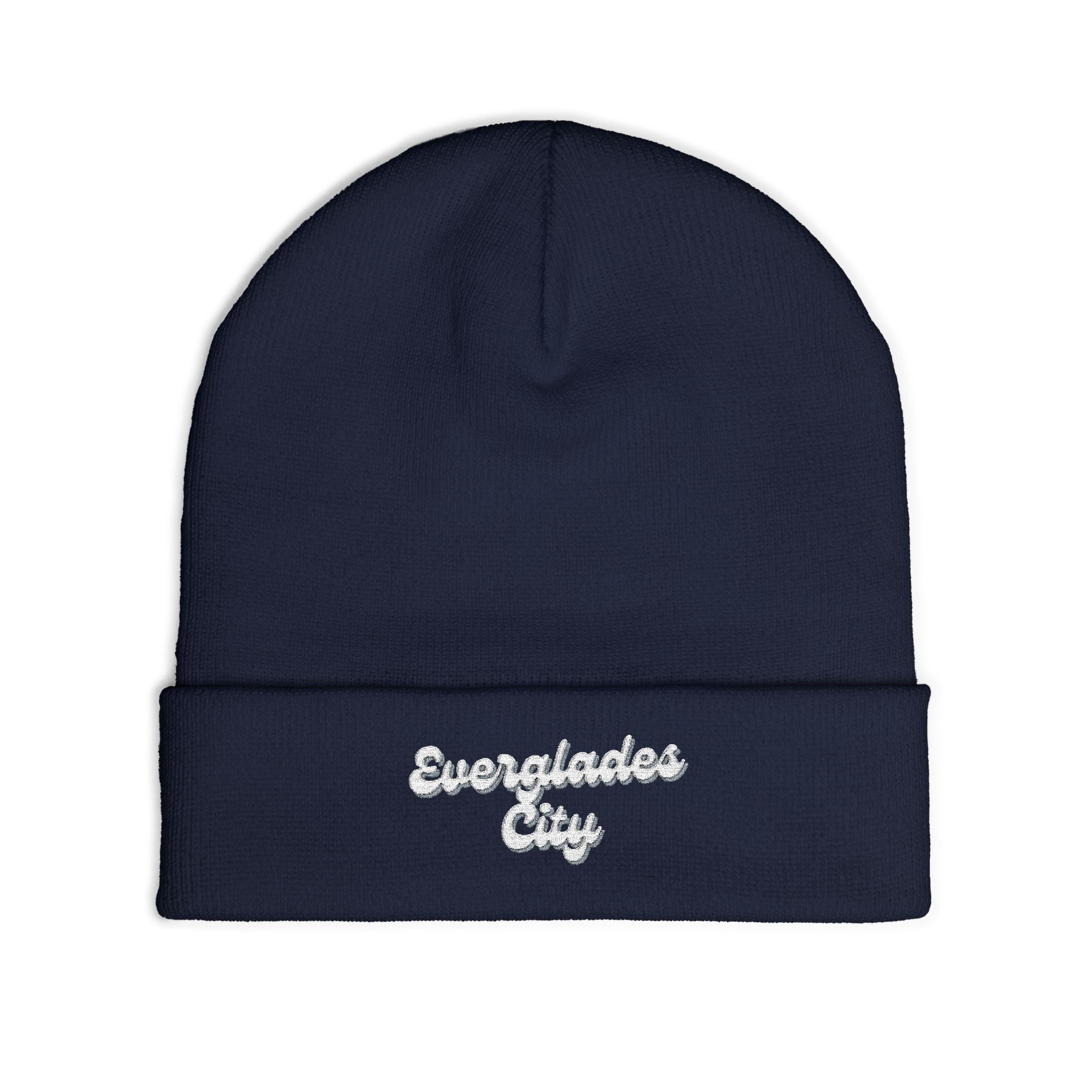 Everglades City Cozy Embroidered Knit Beanie | Winter Hat, Casual Fashion Accessory, Gift for Him/Her, Cozy Style, Outdoor Wear