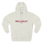 Wellesley Fleece Hoodie, Casual Sweatshirt, Cozy Layering Piece, Perfect Gift for All Occasions, Stylish Streetwear