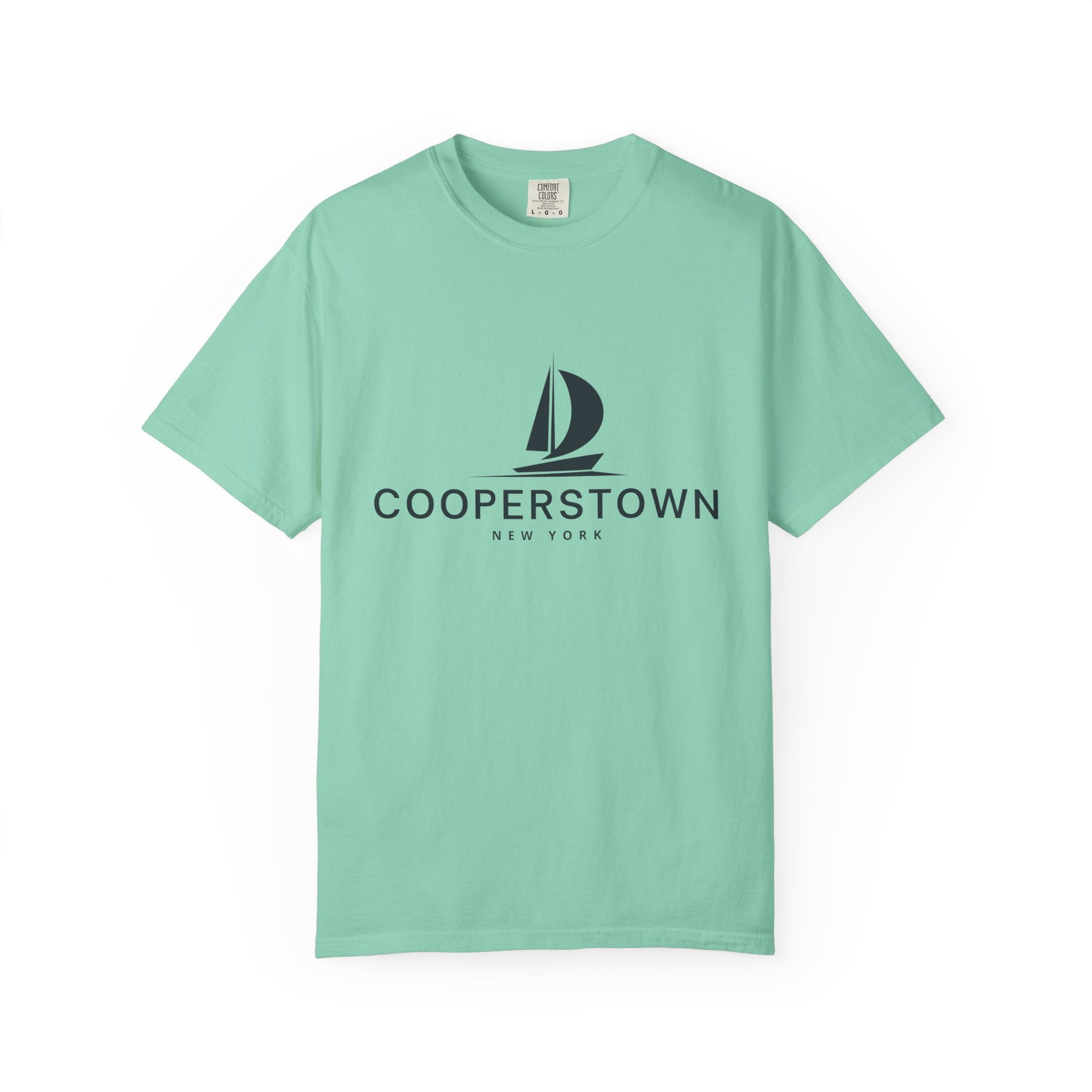 Cooperstown - Unisex Garment-Dyed T-shirt, Casual Outfit, Gift for Nature Lovers, Vacation Essentials