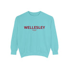 Wellesley Unisex Garment-Dyed Sweatshirt | Cozy Fashion, Perfect for Casual Outings, Gifts, Fall & Winter Style, Everyday Comfort