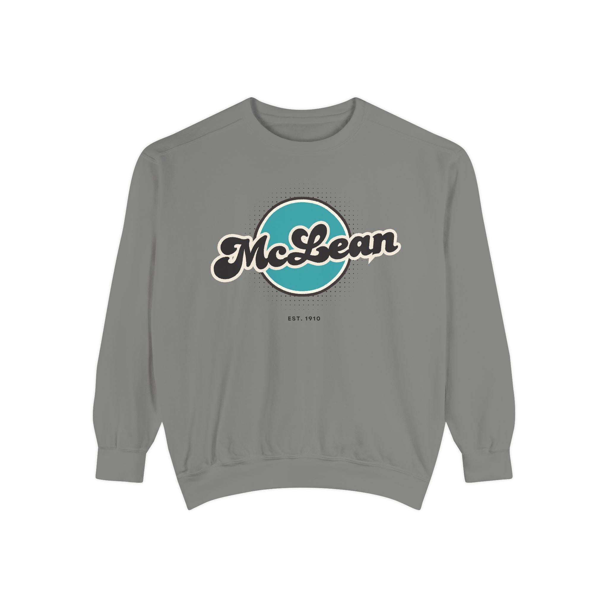 McLean Vintage Sweatshirt, Cozy Unisex Pullover, Retro Style, Perfect for Casual Outfits, Gift for Him or Her